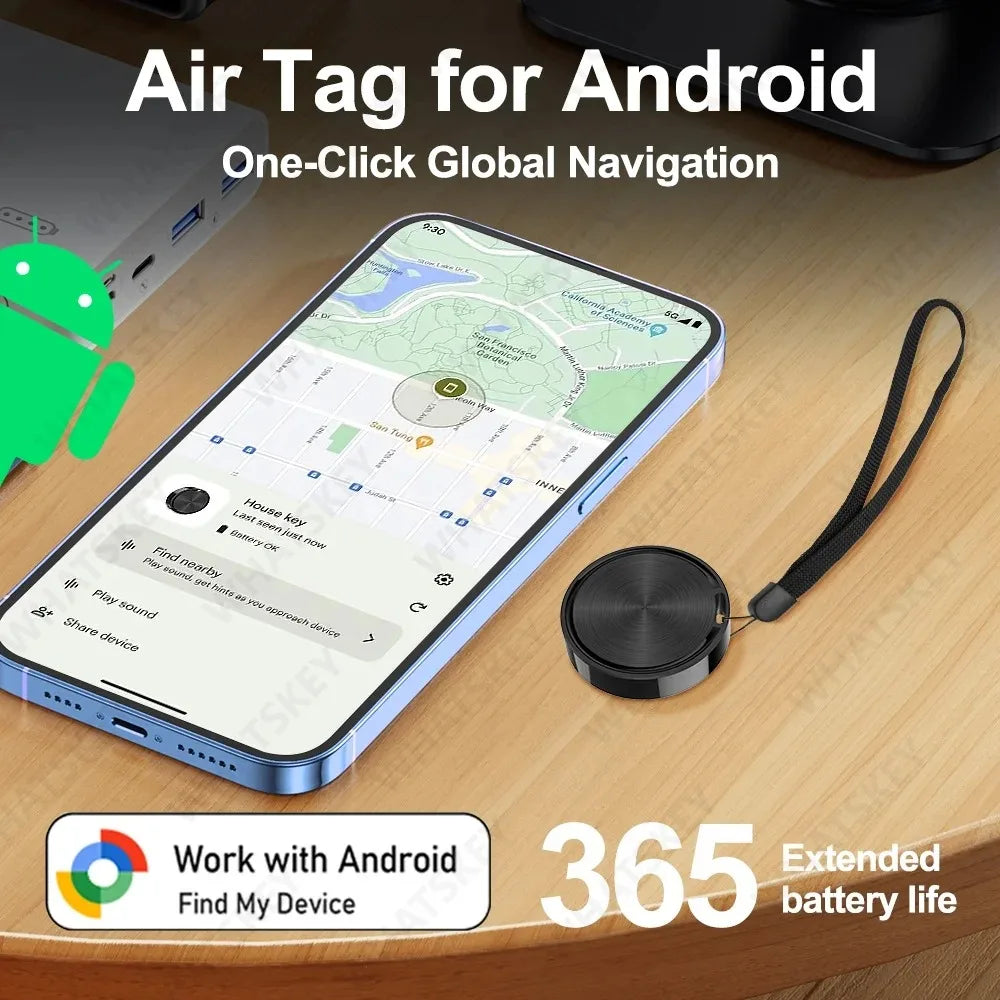 Tag Work With Android Find Hub Bluetooth Gps Tracker Google Find My Airtag Keychain Smart Tag Smart Life Positioning Finder