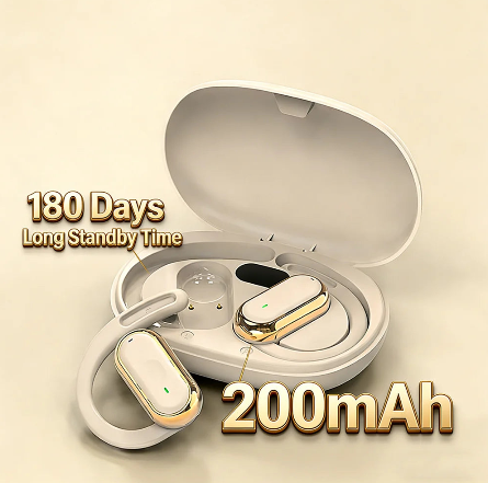 Ccem Ribbons Apex-1: Open-Ear Bluetooth 5.4 Sport Earbuds (IPX6 Waterproof)