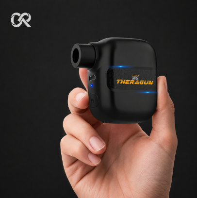 Portable Electric Air Pump with USB-C Rechargeable Battery, 100 PSI Fast Tire Inflator for Bicycles and Scooters | CCEM Ribbons